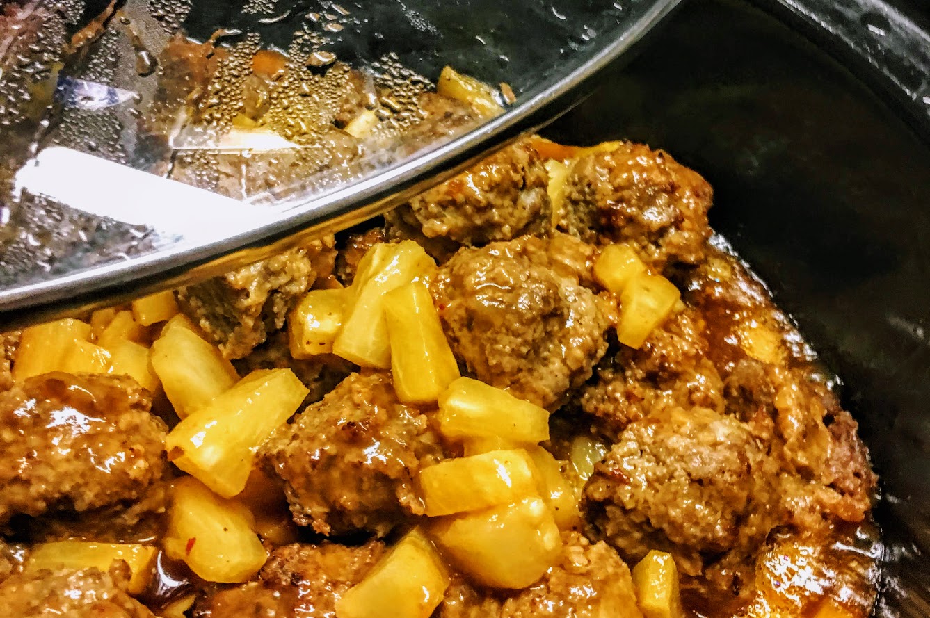 Korean BBQ Meatballs Cookies Sauces and Seasonings