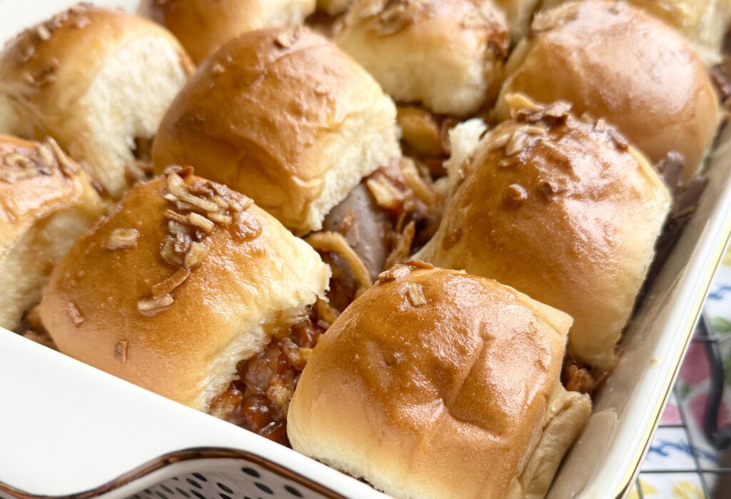 French Onion BBQ Sliders