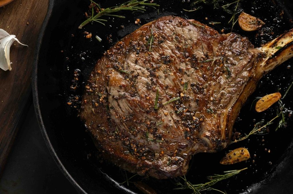 Cast Iron Bone-In Ribeye