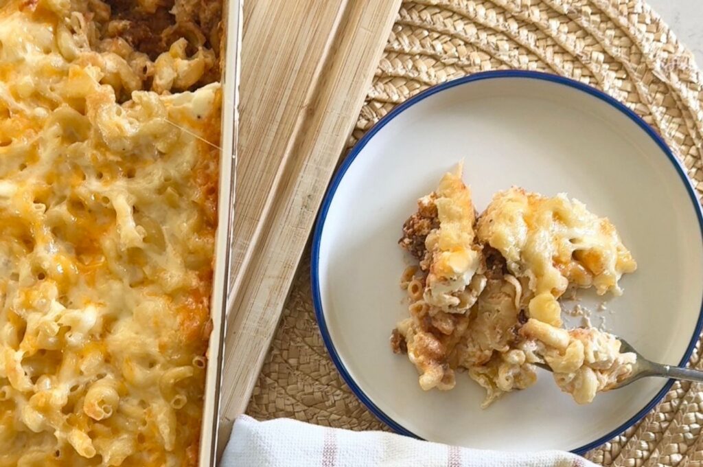 Baked Chili Mac & Cheese