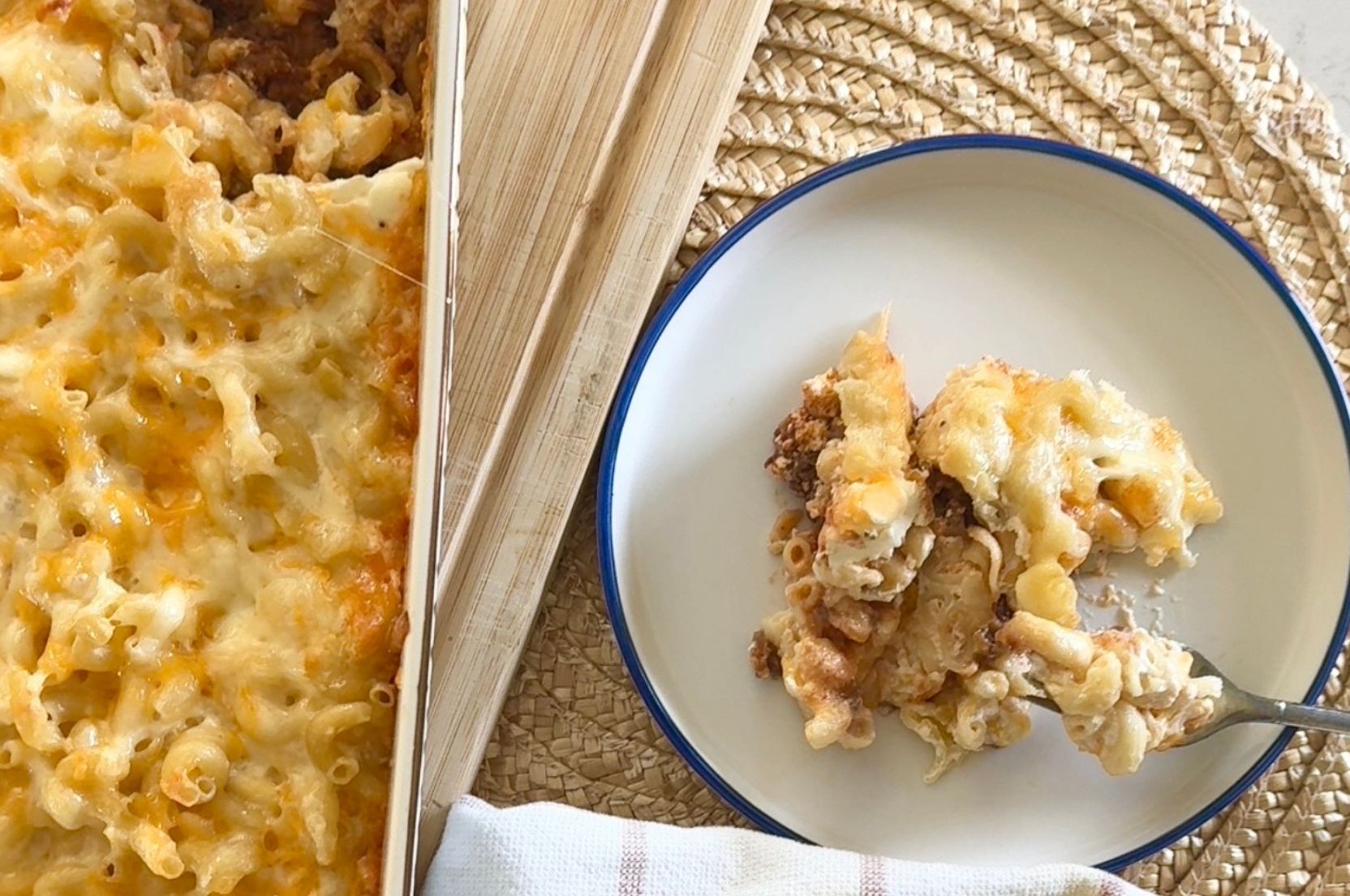 Baked Chili Mac & Cheese